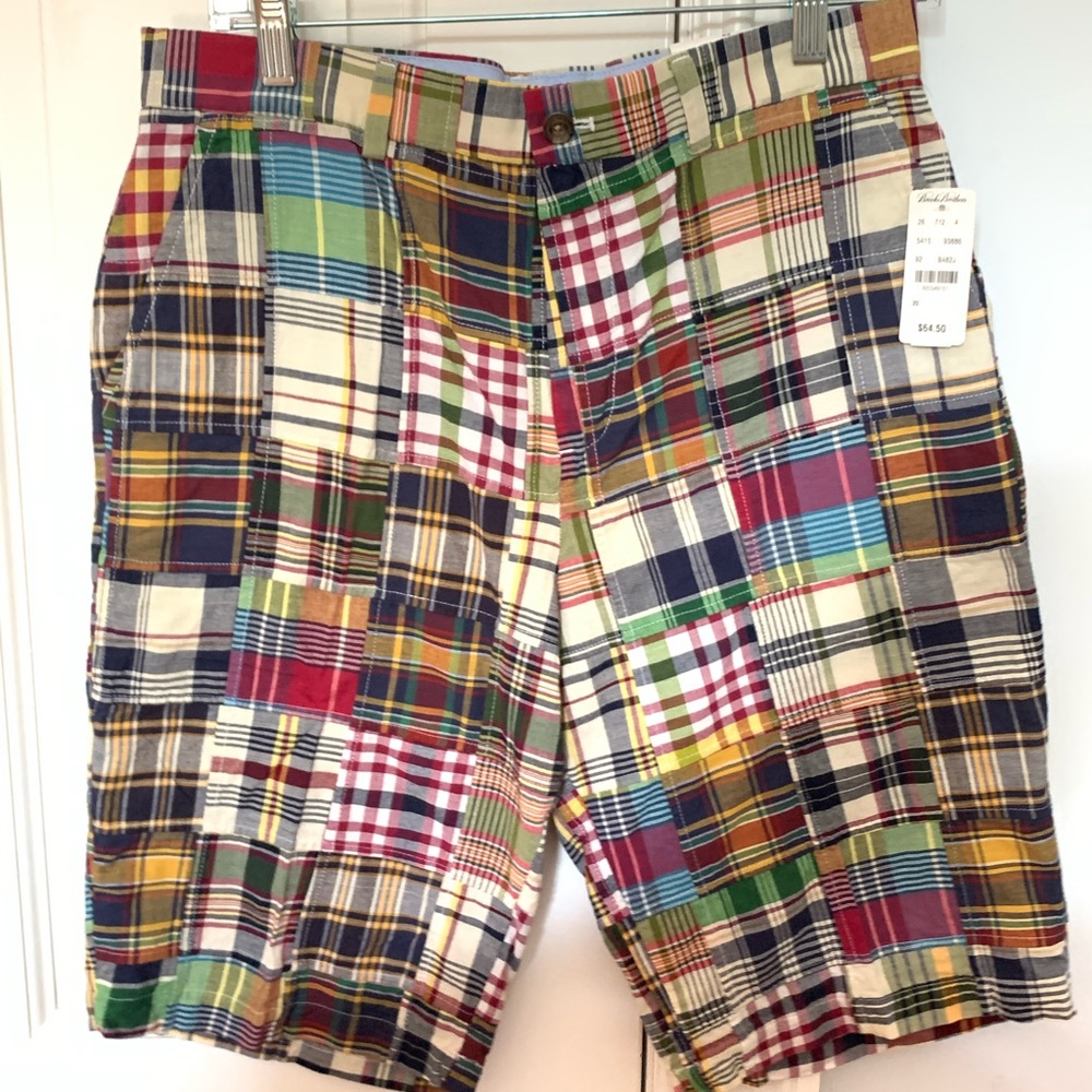 Brooks Brothers Red Fleece Men’s plaid shorts